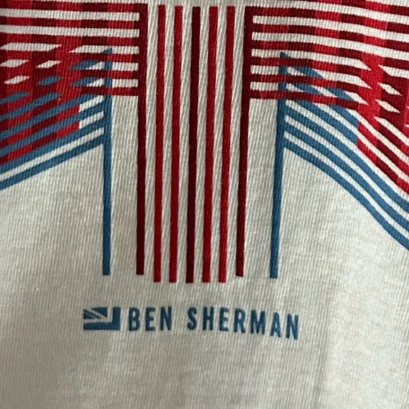 Ben Sherman Union Jack Graphic T-Shirt Size XXL | British Heritage Tee | EUC - Picture 9 of 9